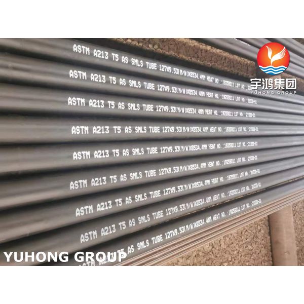 Alloy Steel Boiler Tube ASTM A213 T5 For Steam Boiler , Gas Processing