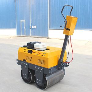 0.5Ton Asphalt Rollers Honda Engine Gasoline Double Drum Mini Small Road Roller