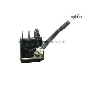Double Single Reel 2500 lb Worm Drive Boat Winch / Worm Hand Winch For Lifting