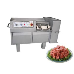 SUS 304 Cold Meat Dicing Machine With 500-600kg / Hour Capacity