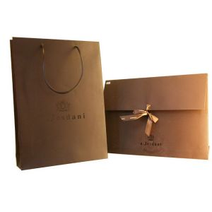 Wholesale Paper Eco friendly Reusable Carrier Bags With Plastic Rope Handle from china suppliers