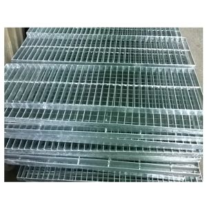 Hot dipped galvanized Steel serrated and smooth Grating