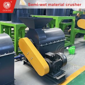 Wear-Resistant Super Motor Semi-Wet Material Crusher
