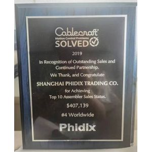 Phidix Motion Controls (Shanghai) Co., Ltd. Certifications