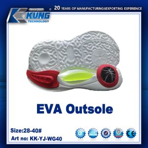Flat Thick Rubber EVA Outer Sole Lightweight Abrasion Resistant