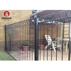 Welded 5mm Wire Brc Mesh Fence Double Loop Roll Top