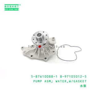 Wholesale ISUZU NHR NKR NPR 4JG1 Water Pump Assembly With Gasket 5-87610088-1 8-97105012-5 from china suppliers