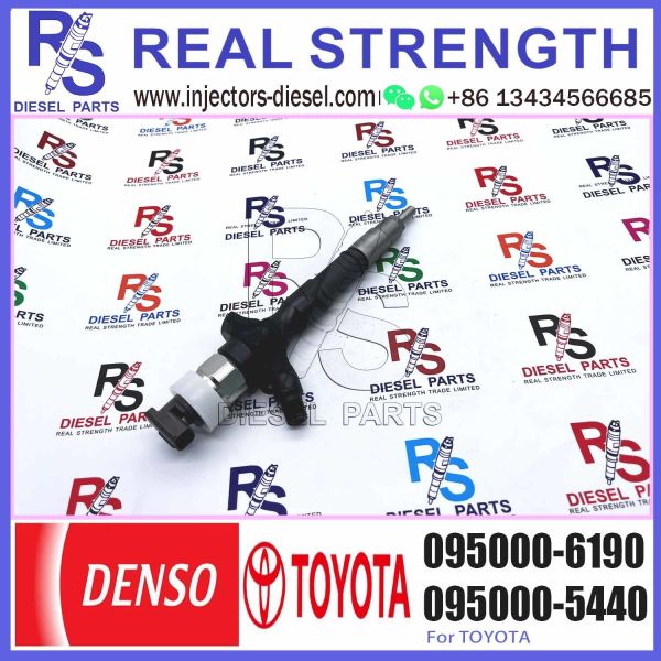 Common Rail Fuel Injector 23670-09060 23670-0L010 095000-6190 for Diesel Engine 2KD-FTV D4D