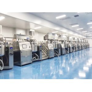 Face Cream Cosmetic Emulsifier Mixer 10-5000L Glowing Skin Vacuum Making Machine