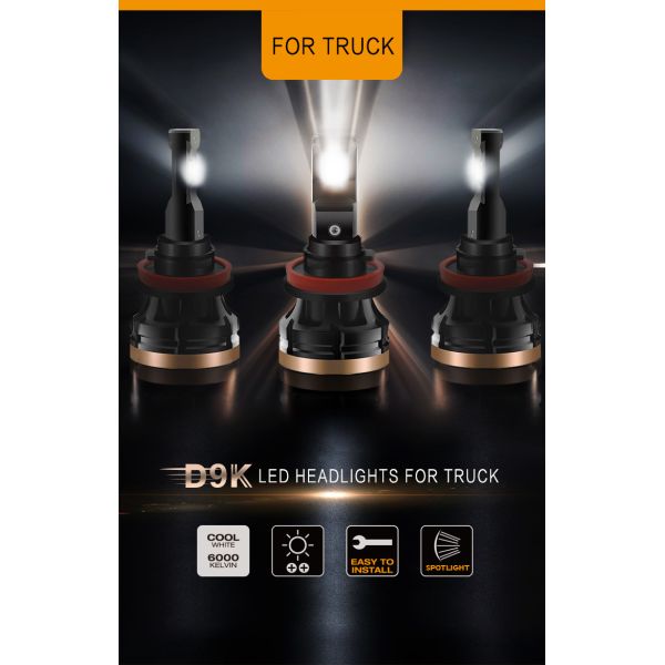 H4 H7 H8 H11 H16 Fog Light Bulb 40W D9K-9004 9005 9006 9007