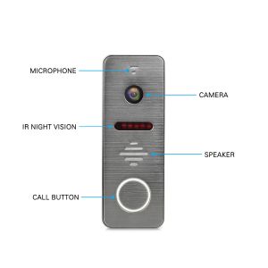 Ahd Video Interphone Video Intercom Vdp with Picture Memory and Motion Detection