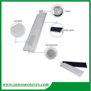 China IP65 quality approved 20w led solar street light, integrated street light with motion sensor for hot sale on sale