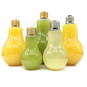 Customizable Leakproof Double Wall Clear Plastic Bubble Tea Jugs