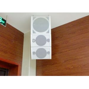 250W Conference Room Speaker Array Column system , Wireless Microphone Speaker