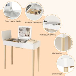 LED light Makeup Dressing Tables E1 With Mirror