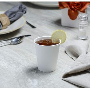 White Colour 4oz 100ml Take Away Single Wall Style Disposable Paper Cup