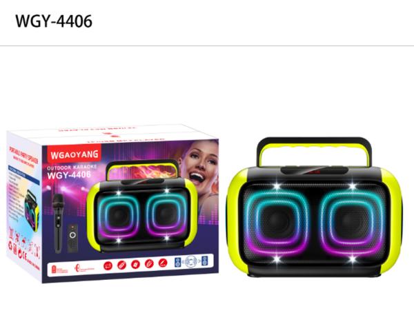 Quality Double 4-inch 50W Portable Party Speaker Bluetooth and LED Lighting with Long-Lasting Battery and Bluetooth Connectivity for sale