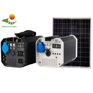 99.9% MPPT 500W Small Portable Solar Power Generator With Solar Panel