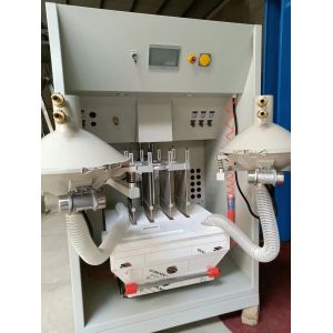 PLC control Electrostatic Powder Coating Line Automatic recovery Powder Supply