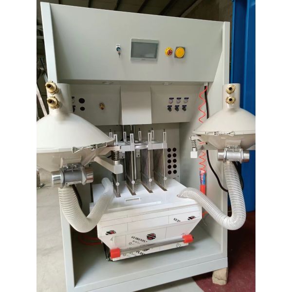 PLC control Electrostatic Powder Coating Line Automatic recovery Powder Supply