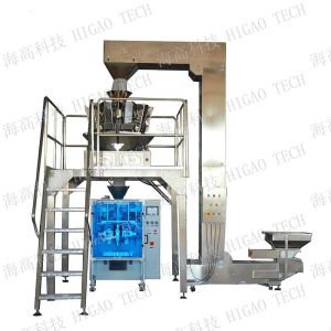 Multi Function Granule Packing Machine Grains Multi Head Weigher Machine Sachet