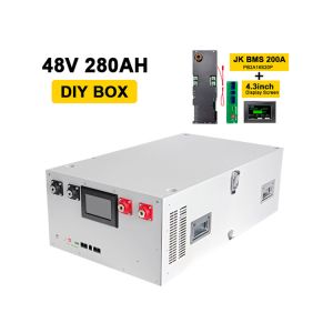 Wholesale Horirontal 48V DIY battery kits 15KWH box with JK 16S 200A BMS with 2A Active balancer from china suppliers