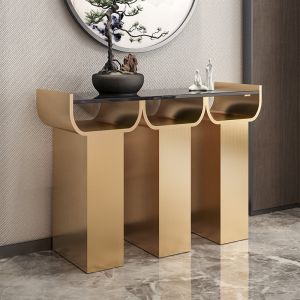 Entrance Marble Console With Drawers Marble And Iron Console Table