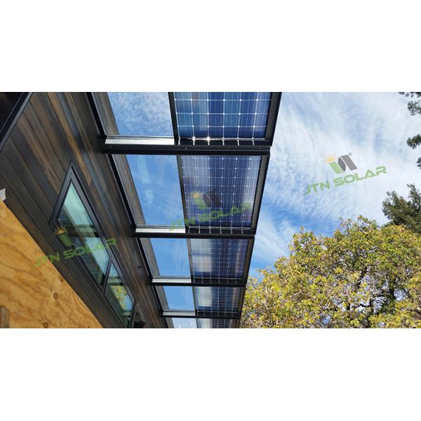 OEM Customized Transparent Frameless Double Glass Bifacial Solar Panel 530W 540W 550W