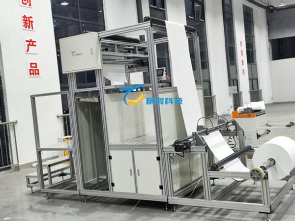 Quality 50Hz Glass Fiber Pleating Machine Customized HEPA Filter Making Machine Programmable With Partition for sale
