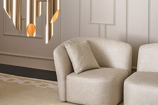 Modern Upholstery Armchair With Fabric Options For Star Hotel Reception Area