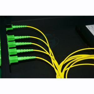 Ftth Single Mode Odf Fiber Optic Splitter 1x4 Rack Mount