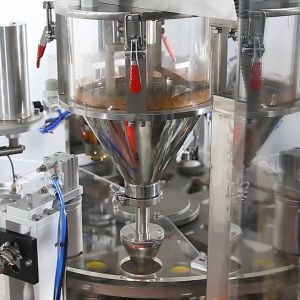 Tea Leaves Coffee Cup Capsule Automatic Sealing Packaging Machine Production