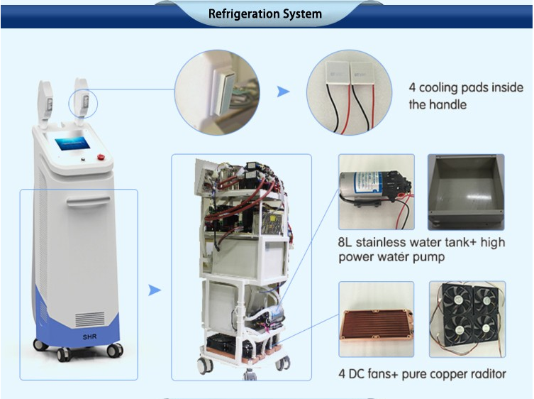 SHR IPL Elight hair removal machine with great after sale services