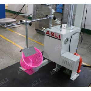 Plastic Trash Can Droping Lab Test Equipment Drop And Impact Tester Height 1.5