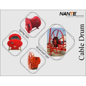 Crane Components Cable Reeling Drum Flat Electrical Cable 380v/440v Voltage