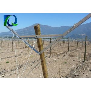 Above 400g/M2 HDG Open Gable Trellis System High Wind Resistance 1.0-1.6M