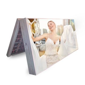 Double Sided RGB Full Color LED Screen With Front Opeing Design IP65 Waterproof