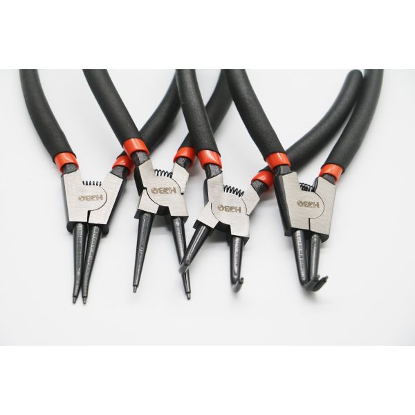 Combination Snap Retaining Ring Pliers 4PCS Internal External Circlip Pliers Set 7 10 12 Inch
