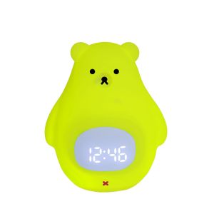 Wholesale Soft BPA-Free Silicone Portable Cute Kids Alarm Clock Night Light USB Rechargeable from china suppliers