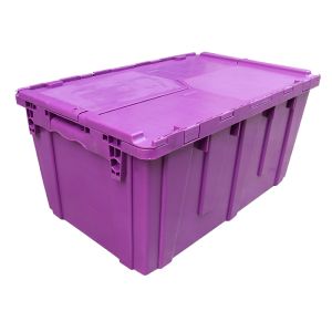 High Strength Stacking And Nest Warehouse Logistic Turnover Round Trip Totes