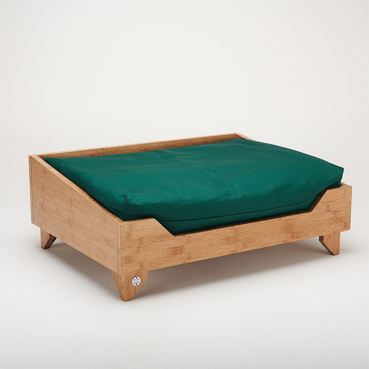 OEM Solid Bamboo Cat Bed Frame For Small Medium Large Dog PET