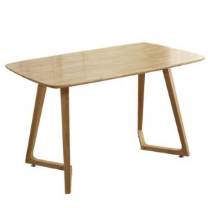 Wholesale Nordic Style Solid Wood Dining Table for Home Furniture at Hospital in Rectangular Shape from china suppliers