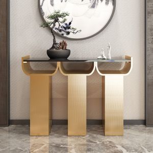 Entrance Marble Console With Drawers Marble And Iron Console Table