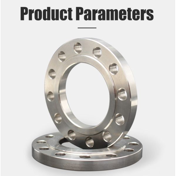 PN6 6 Inch Steel Plate Flange ASME Forging Din A105 5K 10K Black