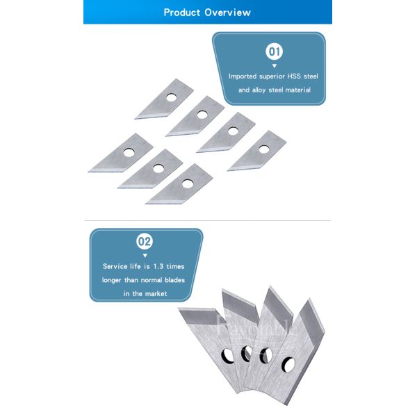 Tungsten Carbide Blade Suitable For Gerber Cutter DCS2500 TL-052 040THK 45