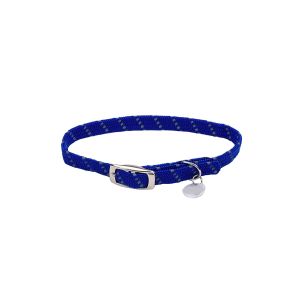 Comfortable Cat Collar Safety Buckle Adjustable Reflective Material Woven