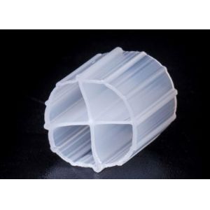 12*9mm MBBR Bio Filter Media With White Color And Virgin HDPE Material biopipe
