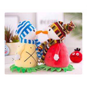 Wholesale Washable Surface Red Soft Plush Toys Snowman Stuffed With PP Cotton MR-200201 from china suppliers