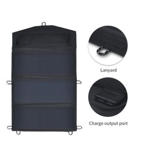 Outdoor Foldable Solar Powered Panel Portable 21W 6V Flexible