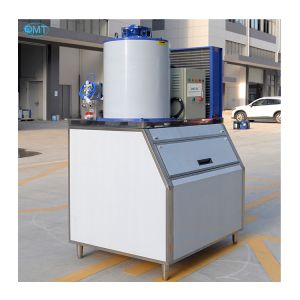 Industrial Flake Ice Machine 1 Ton Perfect for Fish in Food Beverage Shops